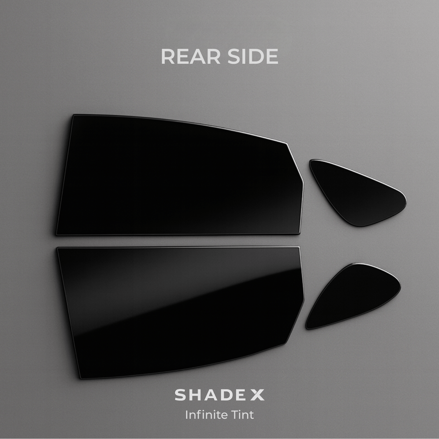 ShadeX Custom-Cut Reusable Tint – Rear Side