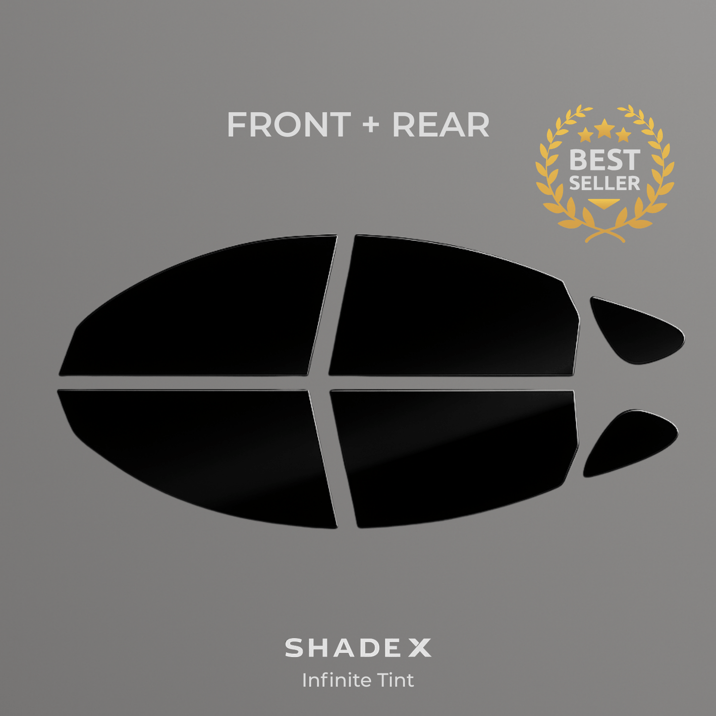 ShadeX Custom-Cut Reusable Tint – Front + Rear