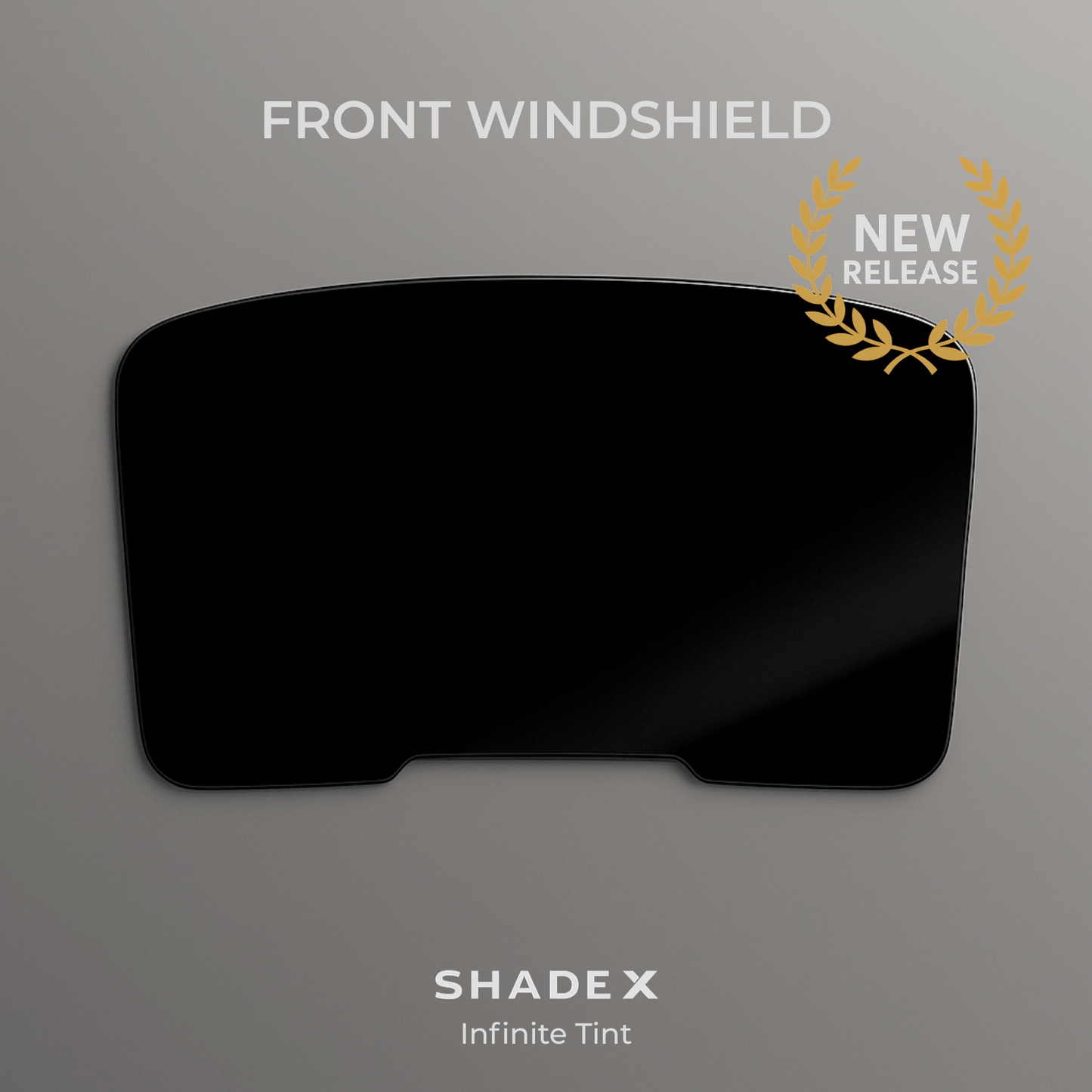 ShadeX Custom-Cut Reusable Tint – Front Windshield