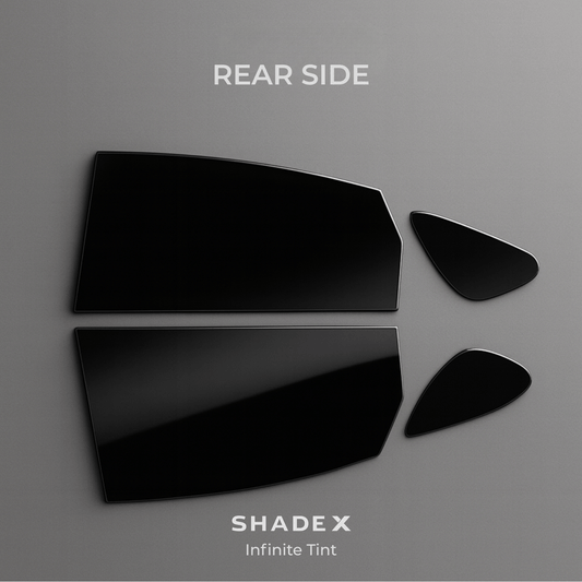 ShadeX Reusable Custom Cut Tint - Rear Side