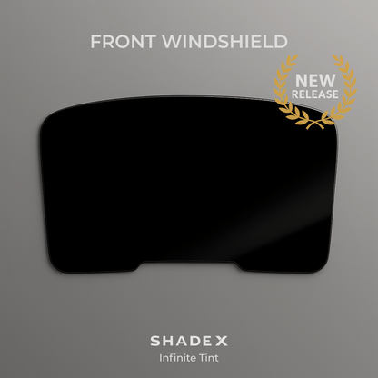 ShadeX Custom-Cut Reusable Tint – Front Windshield