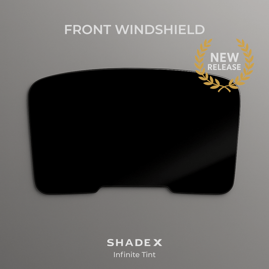 ShadeX Custom-Cut Reusable Tint – Front Windshield