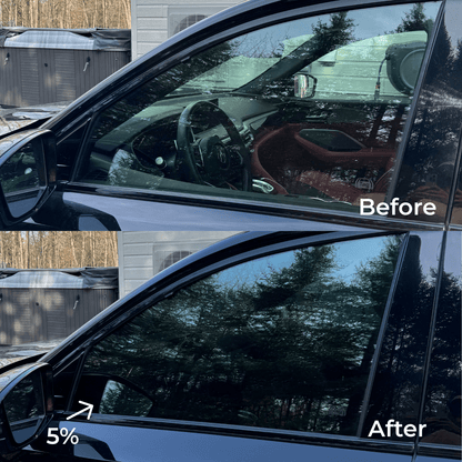 ShadeX Custom-Cut Reusable Tint – Front Windshield